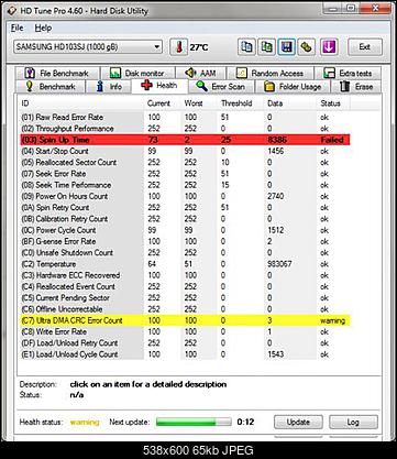 Testy HDD S.M.A.R.T. HDTune-25-grudnia-2011_11-18.jpg