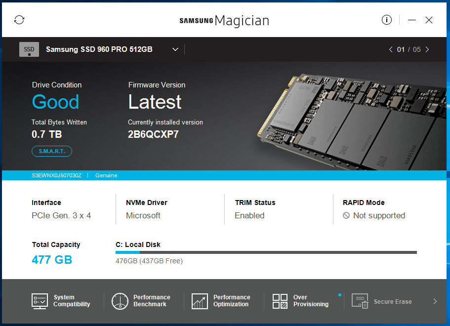 szybki test SSD Samsung 960 Pro M2 NVMe-przechwytywanie04.png