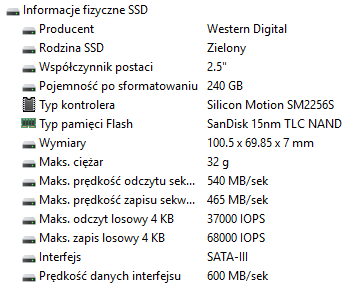 WD GREEN PC SSD 240GB WDS240G1G0A-00SS50 2.5&quot;, 240 GB, 0 MB, 0 obr/min.-przechwytywanie02.png