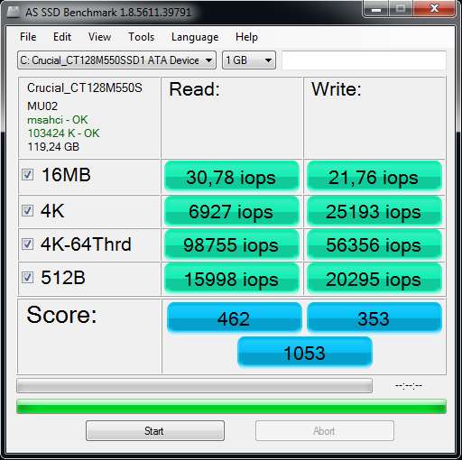 Crucial m550 128GB szybki test-2.png