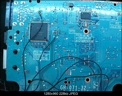 PS2 + Modbo760 - czarny ekran po wlutowaniu-p1100458.jpg