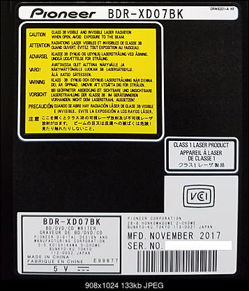 Pioneer BDR-XD07J-UHD \ BDR-XD07\AD07-label.jpg