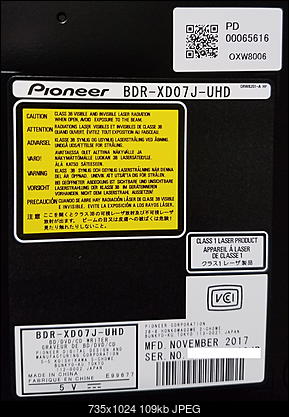 Pioneer BDR-XD07J-UHD \ BDR-XD07\AD07-label.jpg