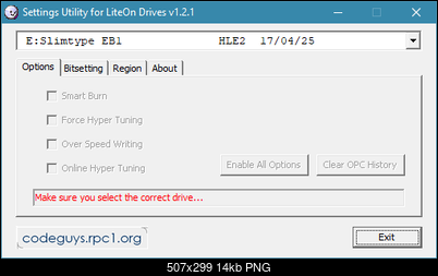 LiteOn EB1 4K/Ultra HD Blu-ray Writer-settings.png