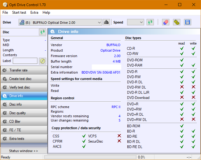 Buffalo MediaStation BRXL-PC6U2-drive-info.png