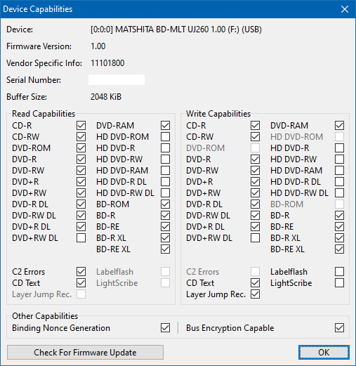 Panasonic / Matshita UJ260-device-capabilities.png