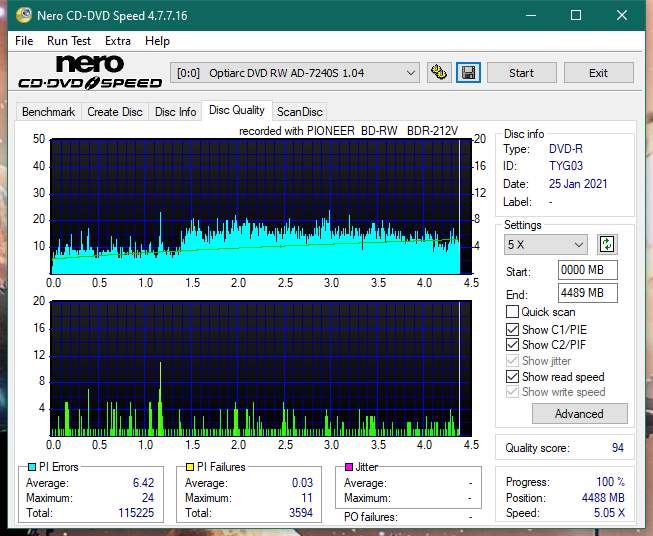 Pioneer BDR-212V - Vinpower / Pioneer-dq_16x_ad-7240s.png