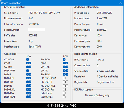 Pioneer BDR-213 / S13-device-info.png