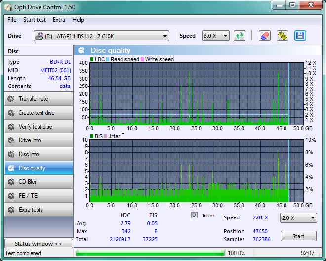 LiteOn iHBS 112/212/312-disc_quality_11-lipca-2011.png