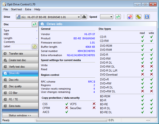 Opti Drive Control 1.70 + keygen + Rus Download Free here Crack