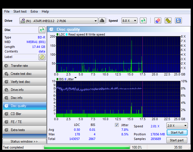 Pioneer BDR-209\S09 BD-R x16-disc_quality_25-lutego-2014a.png
