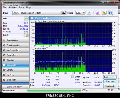 Pioneer BDR-209\S09 BD-R x16-disc_quality_06-marca-2014.png