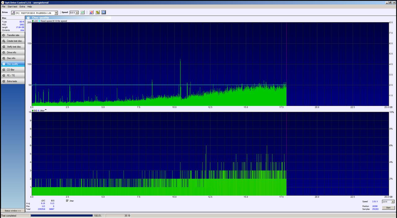 Plextor PX-B900A\PX-B910SA\PX-B920SA\PX-B940SA\PX-B950SA\PX-LB950SA\UE-fortis_bdr_x4_px950sa_1_06_imgburn_x4_disc_quality_04-grudnia-2014.jpg