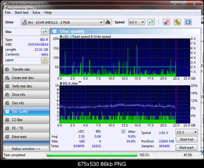 LiteOn iHBS 112/212/312-disc_quality_20-lutego-2015.png