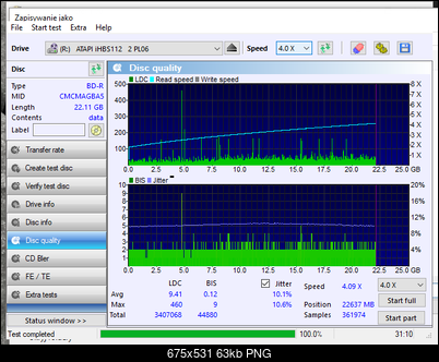 Pioneer BDR-209\S09 BD-R x16-disc_quality_10-lipca-2017.png