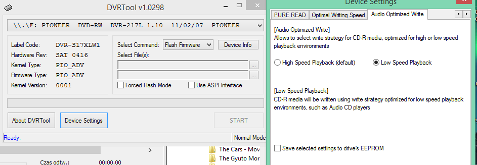 Audio Optimized Write  - Pioneer DVD Drive-2016-11-08_07-58-43.png