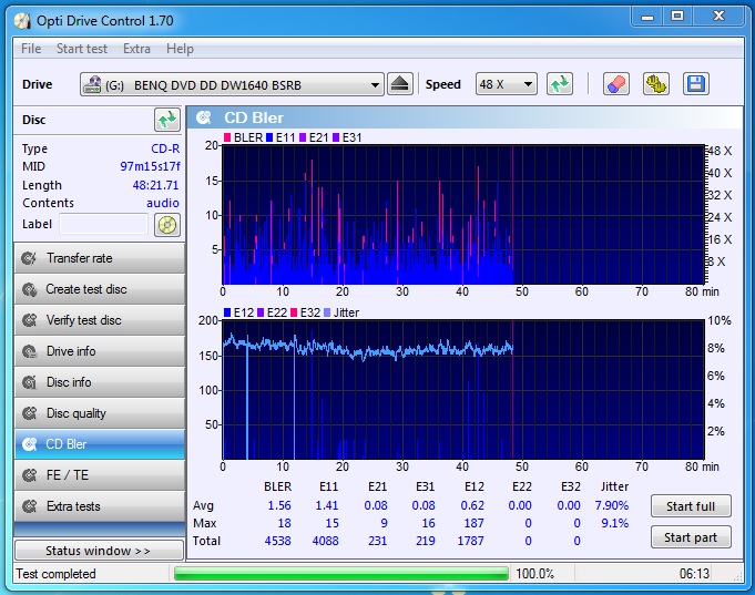 Audio Optimized Write  - Pioneer DVD Drive-20-04-2017-22-10-4x-pioneer-dvr-217jbk-1.10-benq1640-bler.png