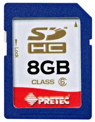 Pretec 8GB SDHC Class6-52007.jpg