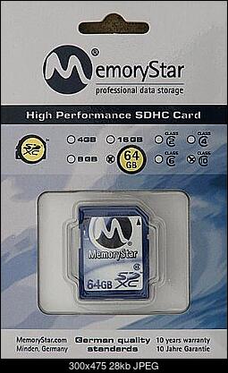 MemoryStar 64GB SDXC, Class 10.-memorystar.jpg