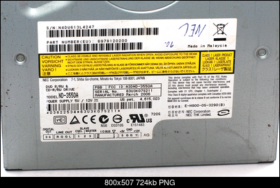 NEC ND-3550A 2006r-nec-3550a-black-label.png