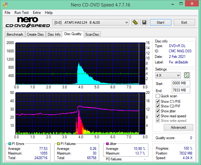 Teac DV-W5000 E\S + JVC Archival Drive + ErrorChecker-2021-02-12_09-50-39.png