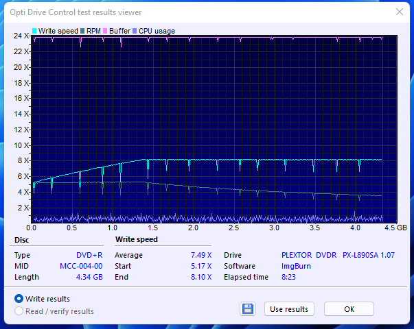 Plextor OEM\PX5045001060000\ 850001001-26-02-2022-11.00-8x-plextor-dvdr-px-l890sa-1.07-burn.png