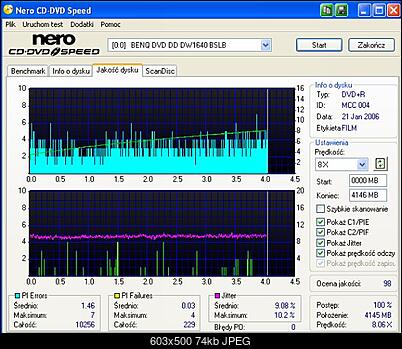 BenQ 1640 / BenQ EW164B-verbatim-dvd-rx16-palony-x8.jpg