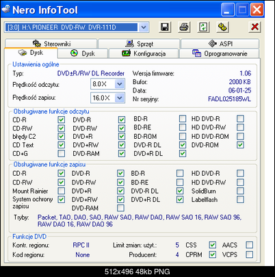 Pioneer DVR-111 D\BK\DBK\DSV\L   \ DVR-A11\A11XL-neroinfotool.png