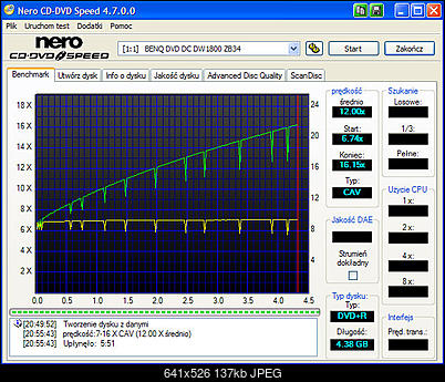 Lite-ON LH-18A1P/H, LH-20A1P/H/S/L, BenQ DW-1680/1800/1810/2000/2010/2050/200S-zapis-verbatim-rx16-16x-liteon-18a1p-benq-1800-zb34.jpg