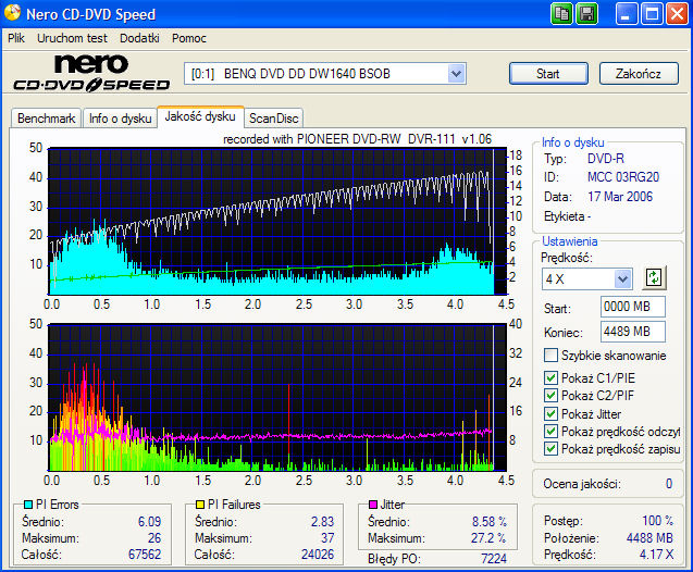 Pioneer DVR-111 D\BK\DBK\DSV\L   \ DVR-A11\A11XL-verbatim-rx16-16x-pioneer-111-a11xl-test-benq.png