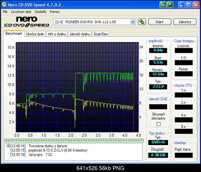 Pioneer DVR-112\-212\-A12 \-S12-zapis-philips-rx16-12x-pioneer-112-1.09.png