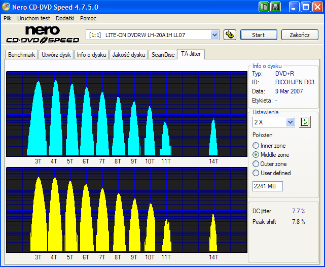 Pioneer DVR-112\-212\-A12 \-S12-nero-cd-dvd-speed-ta-2-ricoh-rx16-6x-pioneer-112-a12j-1.09.png