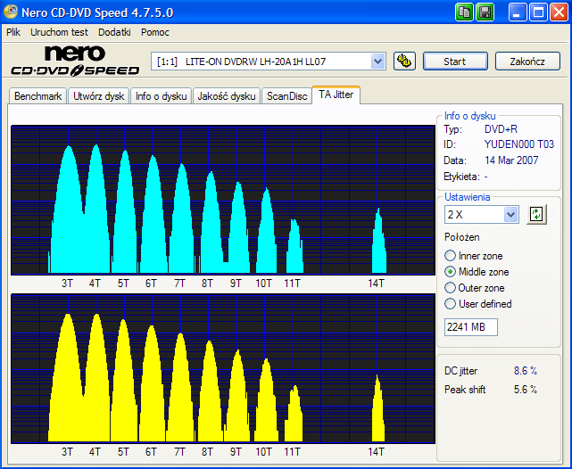 Pioneer DVR-112\-212\-A12 \-S12-nero-cd-dvd-speed-ta-2-verbatim-rx16-18x-pioneer-112-a12j-1.09.png