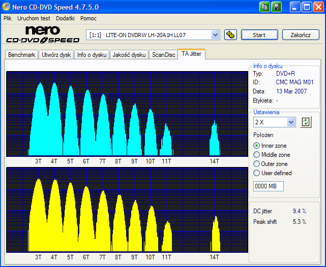 Pioneer DVR-112\-212\-A12 \-S12-nero-cd-dvd-speed-ta-1-tdk-rx16-8x-pioneer-112-a12j-1.09.png