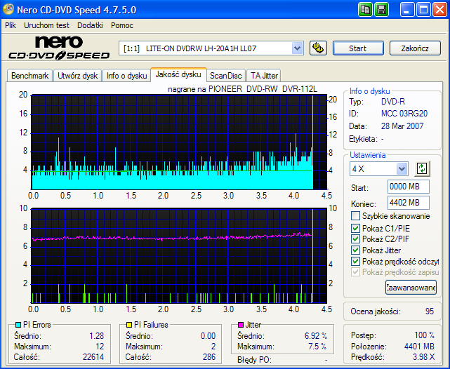 Pioneer DVR-112\-212\-A12 \-S12-nero-cd-dvd-speed-2-verbatim-rx16-6x-pioneer-112-a12j-1.09.png