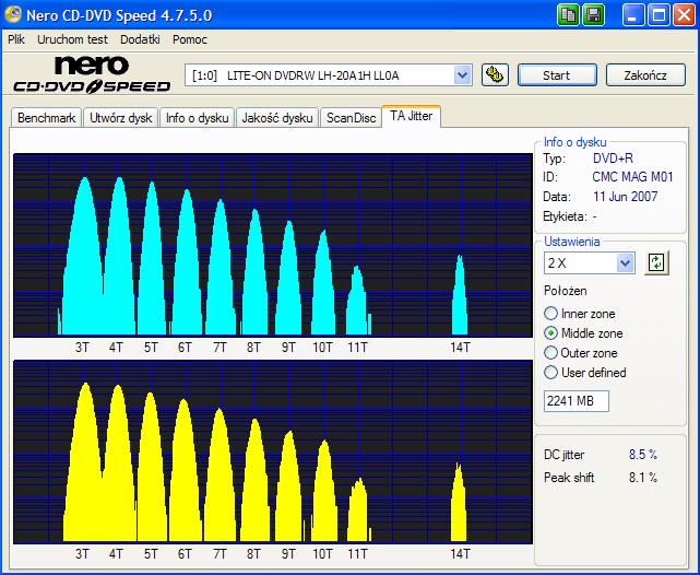 Pioneer DVR-112\-212\-A12 \-S12-nero-cd-dvd-speed-ta-2-tdk-rx16-12x-pioneer-112-a12j-1.21.png