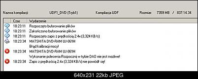 Nagrywarka MATSCHITA DVD-RAM Uj-861H - problem z nagrywaniem w DL-nero_komunikat.jpg