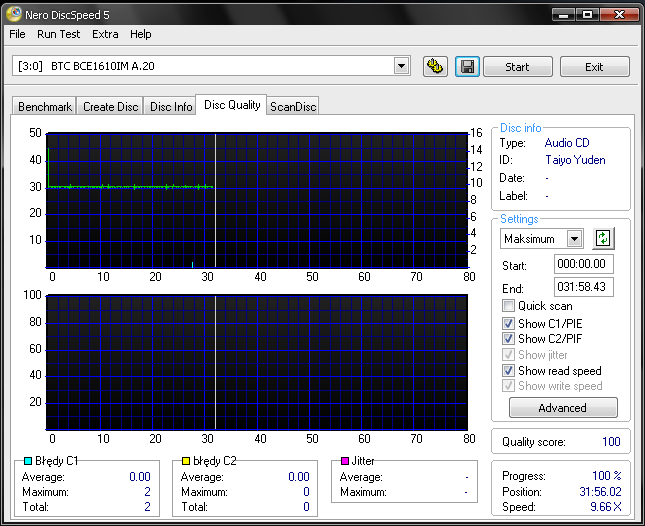 Plextor PX-716A\SA-test-btc.png