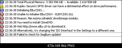Samsung sh-224gb nie widzi nagranych przez siebie DVD DL-imgburn_dziennik-1.png