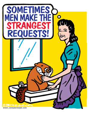 Funny fotos, kawaly... itp. - jeszcze sie tak nie usmialem :)-beaver-shave.gif