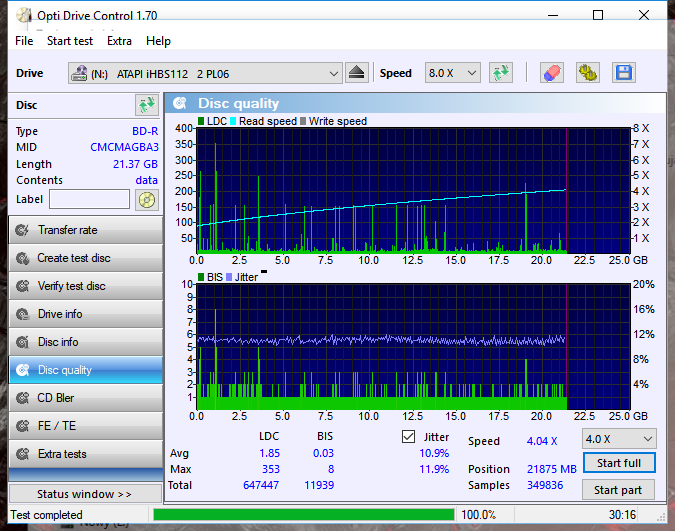 TDK BD-R 25GB x4 Printable MID:CMCMAG-BA3-000-disc_quality_24-sierpnia-2017.png