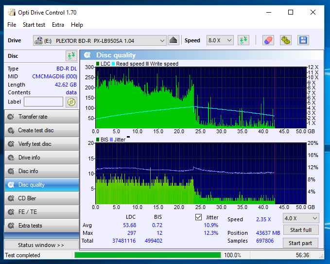 HP BD-R DL 50GB 6x Printable MID: CMCMAG-DI6-000-02-06-2018-14-00-2x-pioneer-bd-rw-bdr-s09xlt-1.50-scan2.png