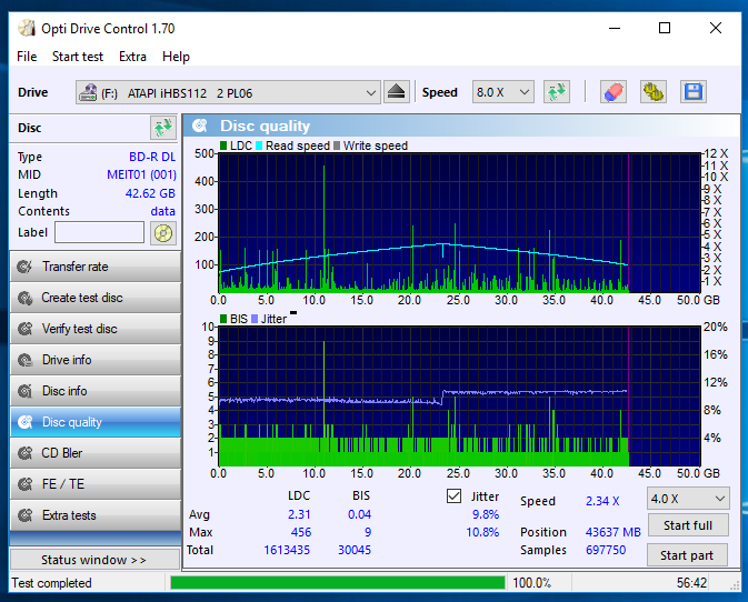 Panasonic BD-R DL 50 GB Printable (MID: MEIT01)-06-09-2018-09-00-2x-pioneer-bd-rw-bdr-s09xlt-1.50-scan1.png