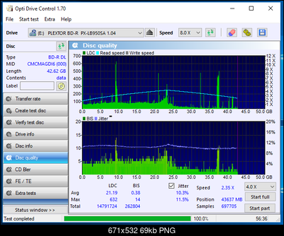 HP BD-R DL 50GB 6x Printable MID: CMCMAG-DI6-000-07-09-2018-20-00-4x-pioneer-bd-rw-bdr-s09xlt-1.50-scan2.png