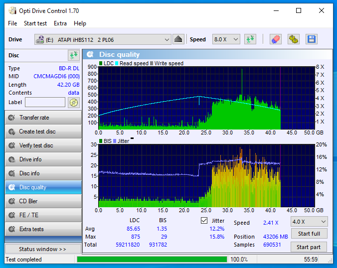 TDK BD-R DL 50GB 6x Printable MID: CMCMAG-DI6-000-08-01-2021-10-00-4x-hl-dt-st-bd-re-bh10ls30-1.02-a0-hp-bd-re-bh30l-b633-scan1.png