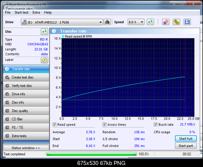 FORTIS BD-R 25GB Opinie-transfer_rate_27-lutego-2015_litek.png