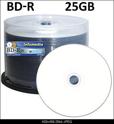 INFOMEDIA BD-R 25GB x6 MID:INFOMER40 Made in Tajwan-417g1jwvigl.jpg