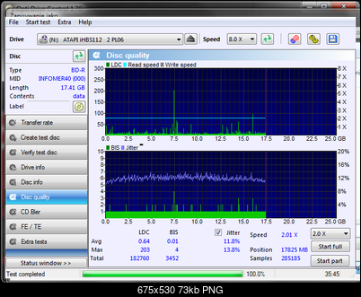INFOMEDIA BD-R 25GB x6 MID:INFOMER40 Made in Tajwan-disc_quality_24-lipca-2015.png