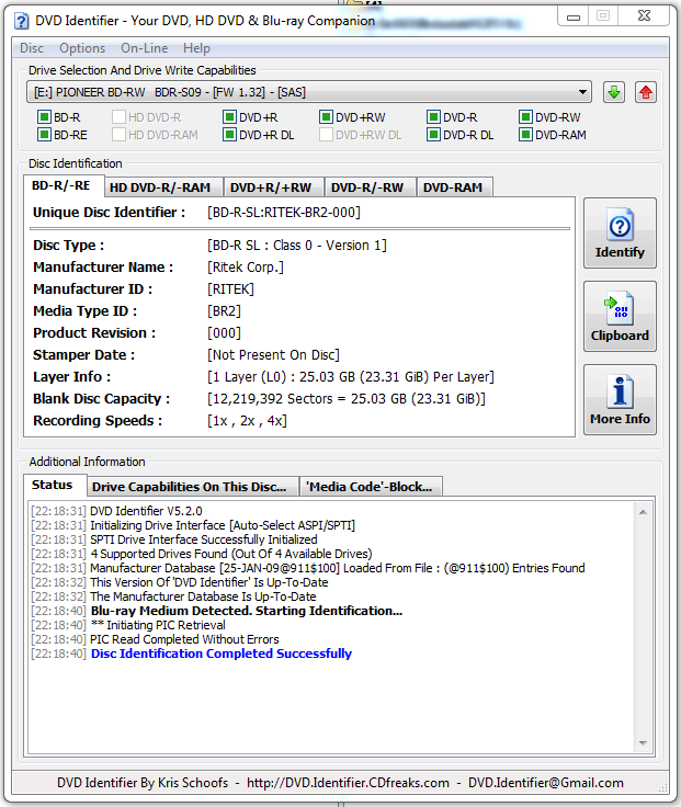 Traxdata BD-R 25GB 4x printable mat RITEK-BR2-000-dvd-identifier.png