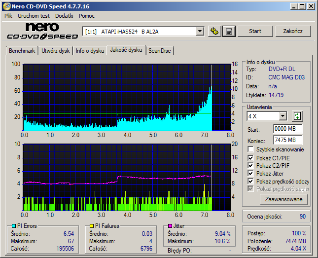 Verbatim DVD+R DL 8,5GB x8 White Inkjet Hub Printable MID: CMC MAG-D03-64-atapi___ihas524___b_al2a_16-july-2016_20_11.png